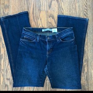GAP ultra low rise stretch blue jeans size 8